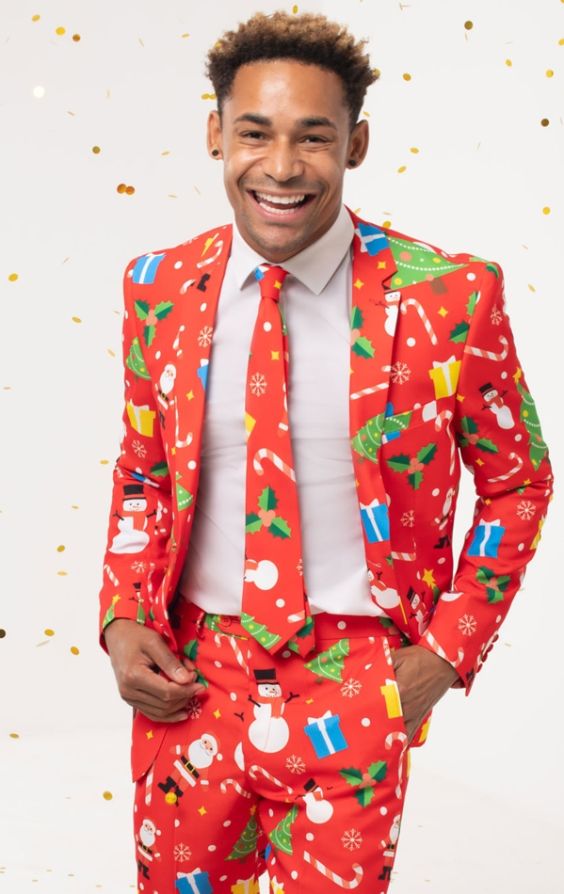 Festive Fun Red Christmas Suit Dobell