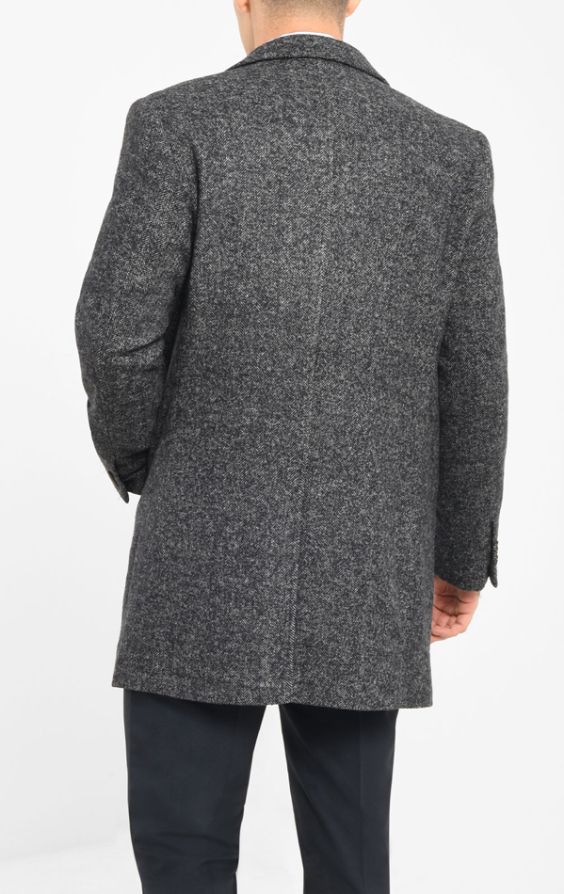 Gray hotsell herringbone overcoat