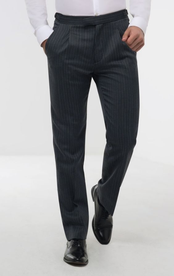 Gray striped hotsell pants