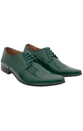 Green and on sale white dress shoes