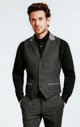 Grey donegal hotsell tweed suit