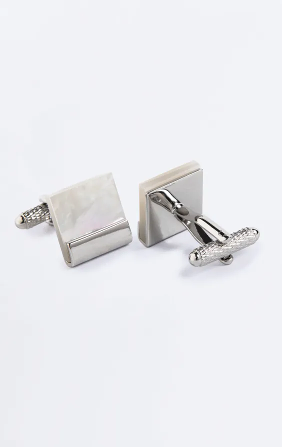 Mother of Pearl Square Cufflinks - photo 1 Mother of Pearl Square Cufflinks - photo 1