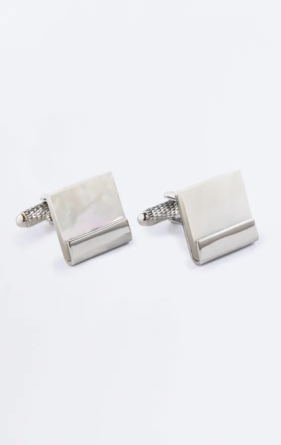 Mother of Pearl Square Cufflinks Mother of Pearl Square Cufflinks