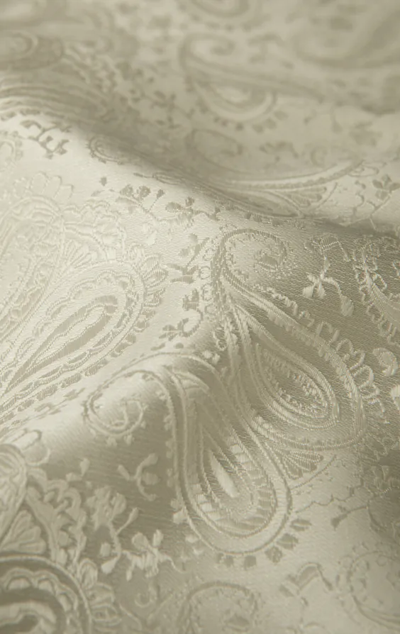 Cream Paisley Handkerchief - photo 1