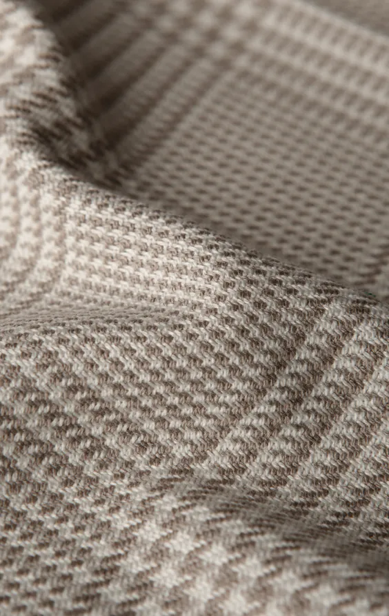 Beige Prince of Wales Check Jacket - photo 7