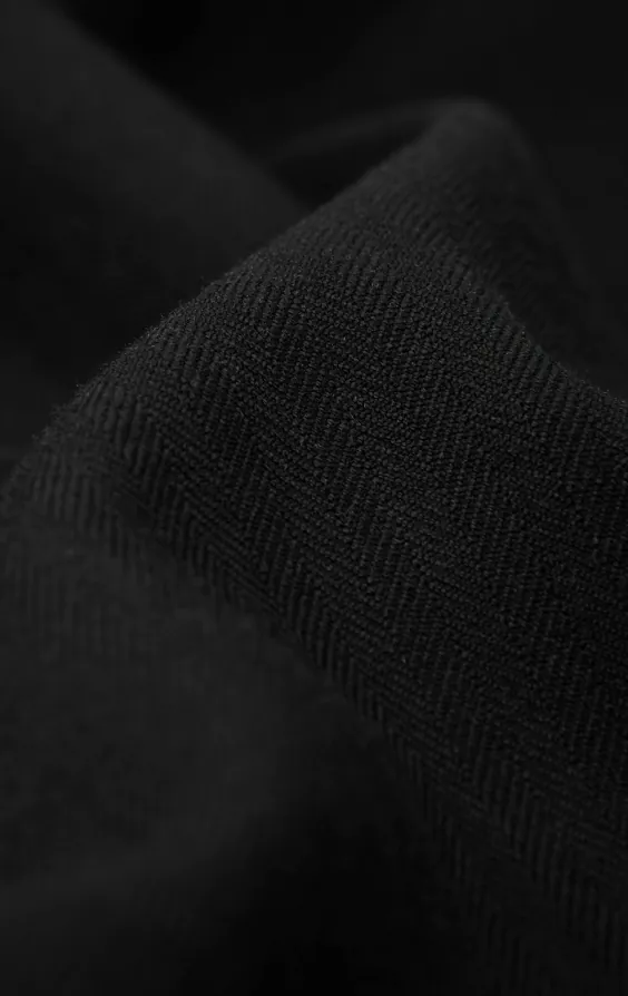 Dobell Black Herringbone Morning Suit with Striped Trousers - photo 7 Dobell Black Herringbone Morning Suit with Striped Trousers - photo 7