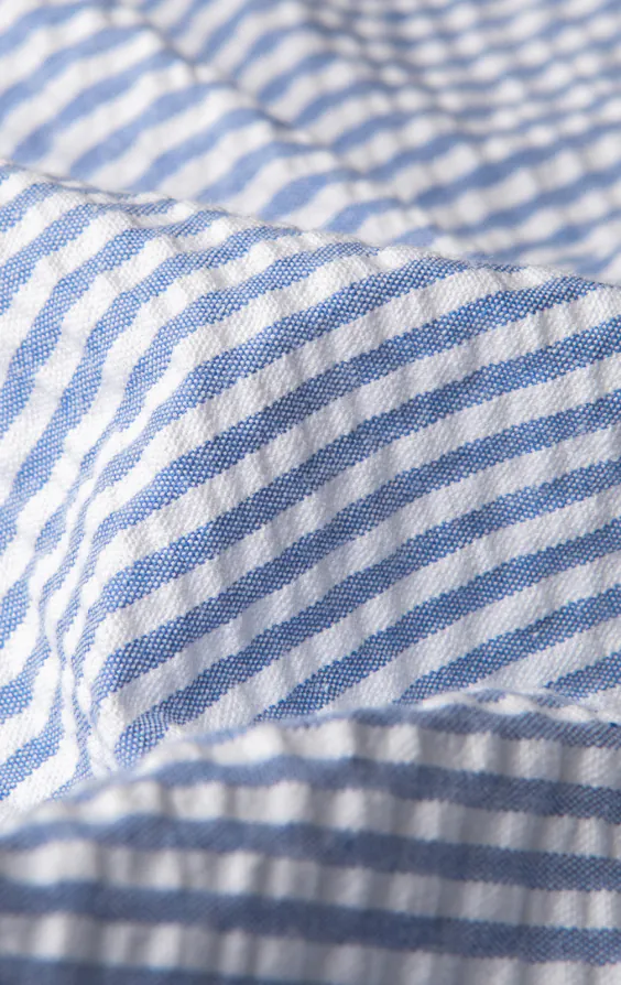 Blue & White Seersucker Suit Trousers - photo 3 Blue & White Seersucker Suit Trousers - photo 3