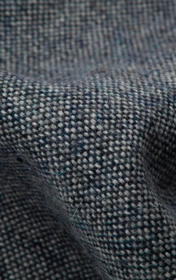 Blue Donegal Tweed Suit Trousers - photo 3 Blue Donegal Tweed Suit Trousers - photo 3
