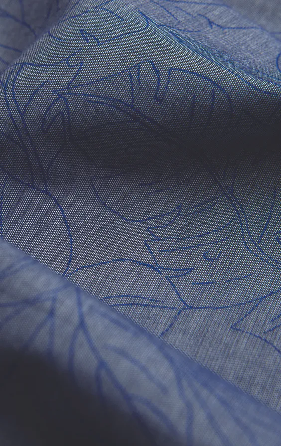 Blue Floral Print Shirt - photo 5 Blue Floral Print Shirt - photo 5
