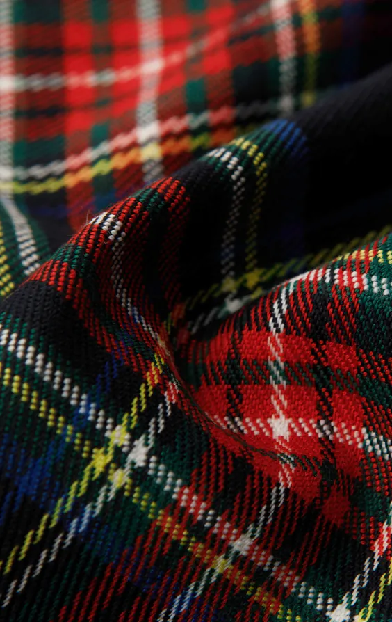 Navy Blue Tartan Handkerchief - photo 2 Navy Blue Tartan Handkerchief - photo 2