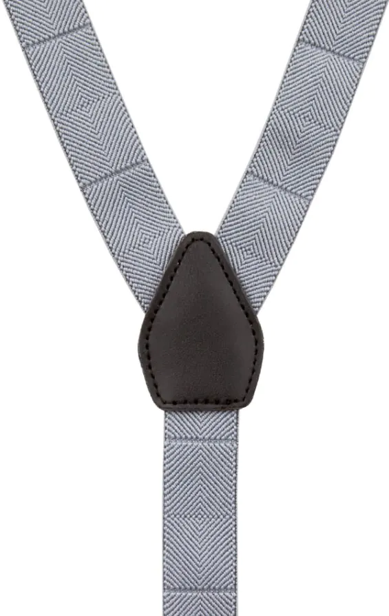 Luxury Slim 2-in-1 Silver Braces - 25mm - photo 2