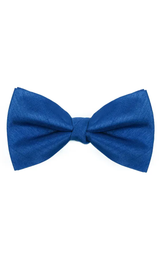 Royal Blue Dupion Bow Tie Royal Blue Dupion Bow Tie