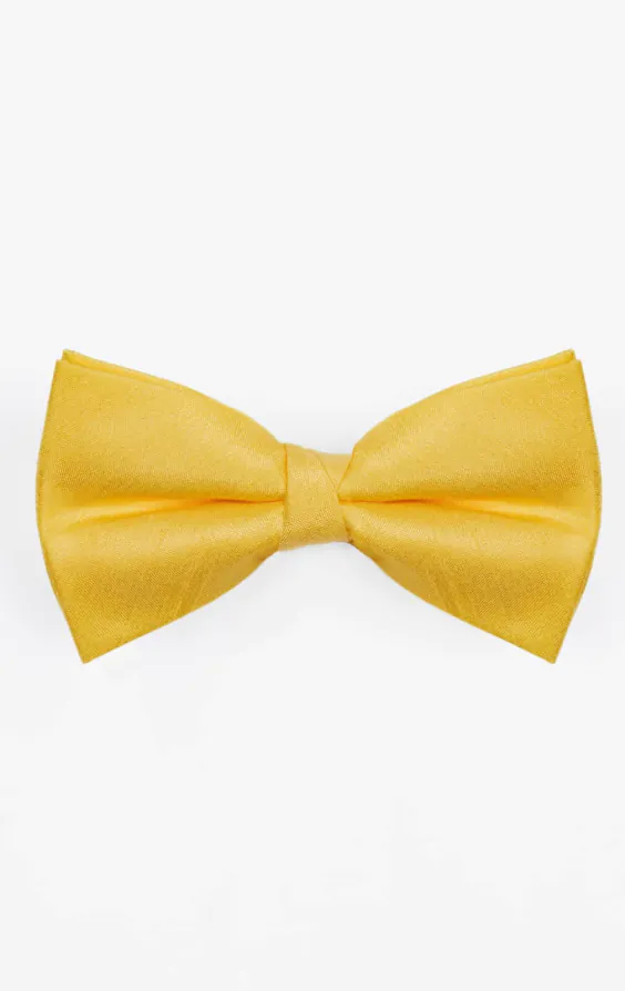 Yellow Dupion Bow Tie Yellow Dupion Bow Tie