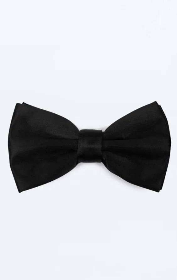 Black Bow Tie (Pre-Tied & Self-Tie) Black Bow Tie (Pre-Tied & Self-Tie)
