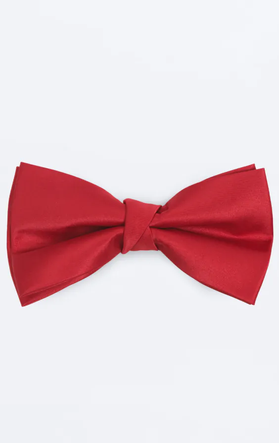 Red Bow Tie (Pre-Tied & Self-Tie) Red Bow Tie (Pre-Tied & Self-Tie)