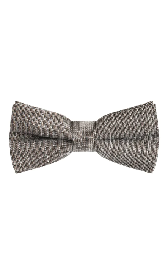 Brown Textured Bow Tie