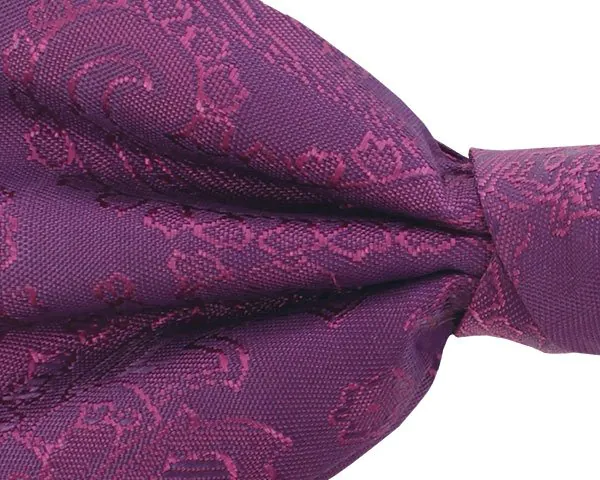 Boys Purple Paisley Bow Tie - photo 1