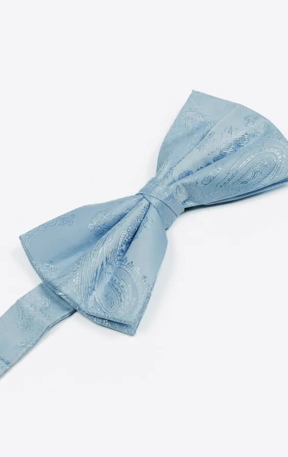 Light Blue Paisley Bow Tie - photo 1 Light Blue Paisley Bow Tie - photo 1