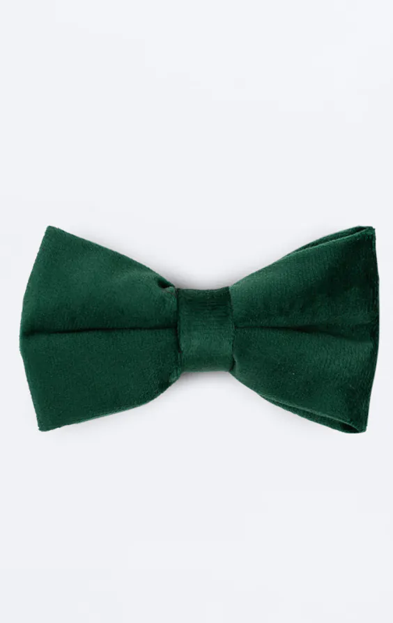 Dark Green Velvet Bow Tie Dark Green Velvet Bow Tie