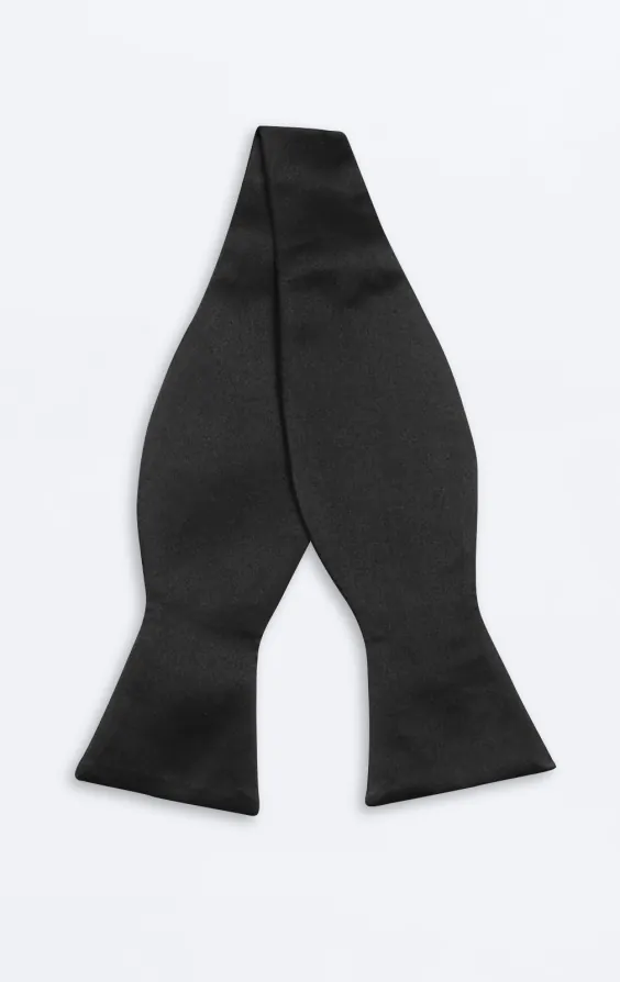 Self-Tie Black Bow Tie