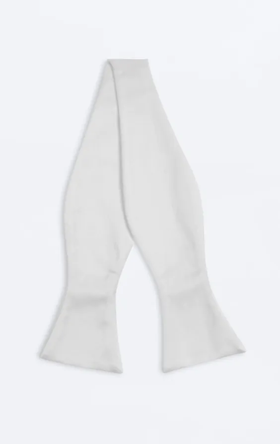 Ivory Bow Tie (Pre-Tied & Self-Tie) - photo 2 Ivory Bow Tie (Pre-Tied & Self-Tie) - photo 2