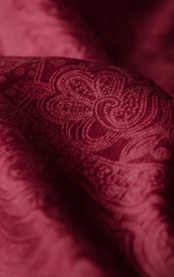 Burgundy Paisley Velvet Tuxedo Jacket - photo 7 Burgundy Paisley Velvet Tuxedo Jacket - photo 7