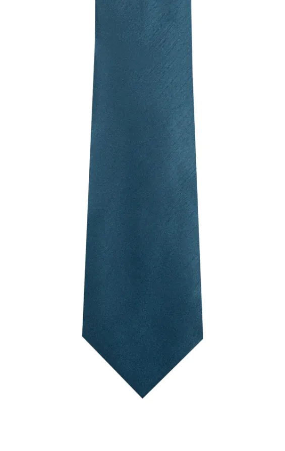 Moroccan Blue Dupion Tie - photo 1 Moroccan Blue Dupion Tie - photo 1