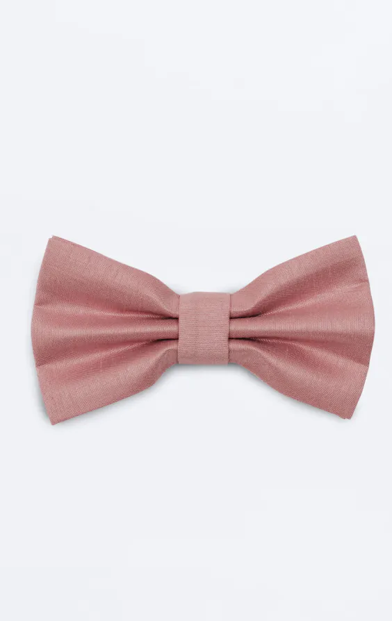 Dusty Pink Dupion Bow Tie Dusty Pink Dupion Bow Tie