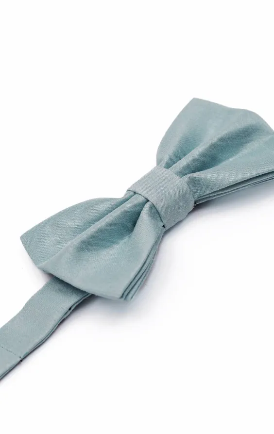 Powder Blue Dupion Bow Tie - photo 1 Powder Blue Dupion Bow Tie - photo 1