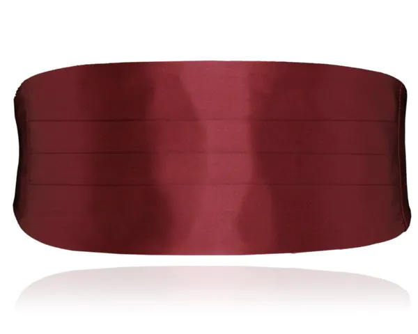 Burgundy Silk Cummerbund & Pre-Tied Bow Tie Set - photo 2 Burgundy Silk Cummerbund & Pre-Tied Bow Tie Set - photo 2