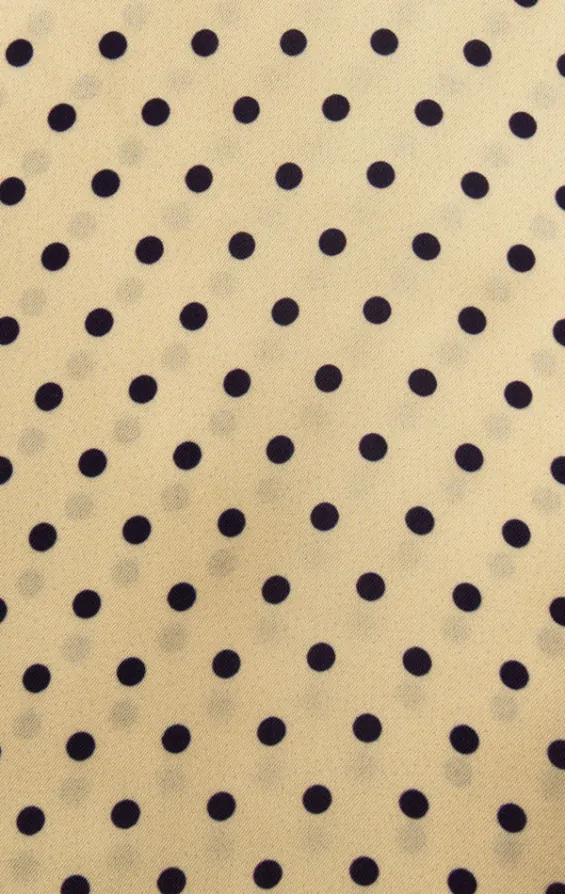 Daywear Cravat in Yellow with Blue Polka Dots - photo 1 Daywear Cravat in Yellow with Blue Polka Dots - photo 1
