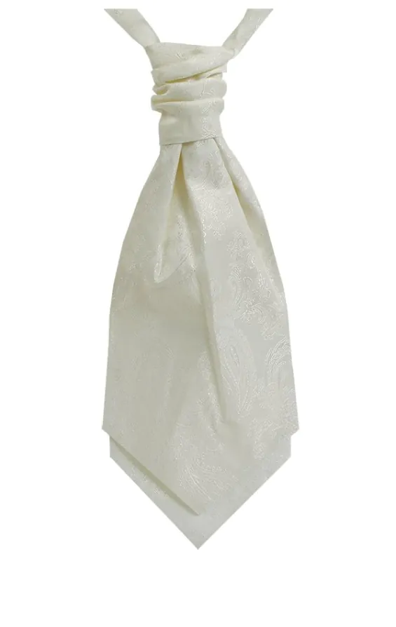 Ivory Paisley Cravat Ivory Paisley Cravat