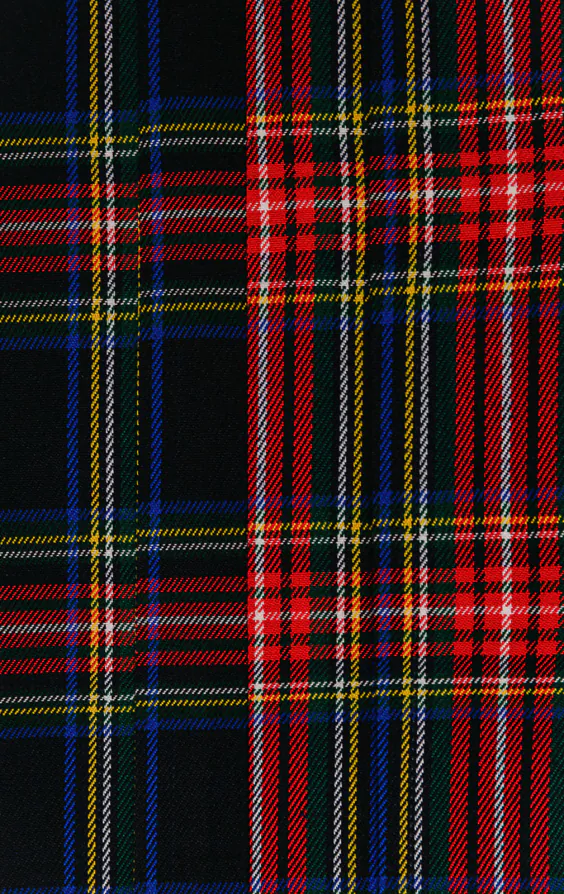 Navy Blue Tartan Cummerbund - photo 1 Navy Blue Tartan Cummerbund - photo 1