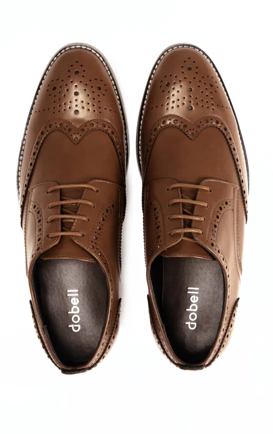Dobell Tan Derby Brogue Shoes - photo 2 Dobell Tan Derby Brogue Shoes - photo 2