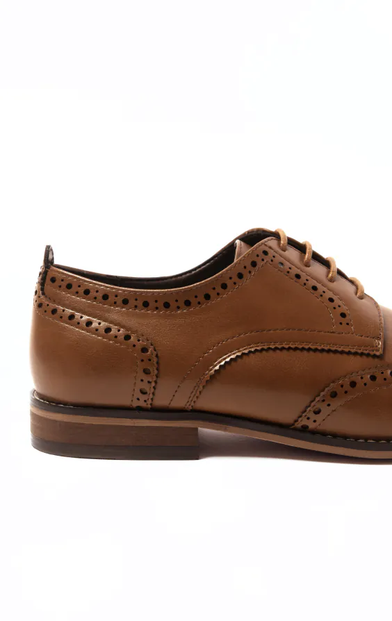 Dobell Tan Derby Brogue Shoes - photo 4 Dobell Tan Derby Brogue Shoes - photo 4