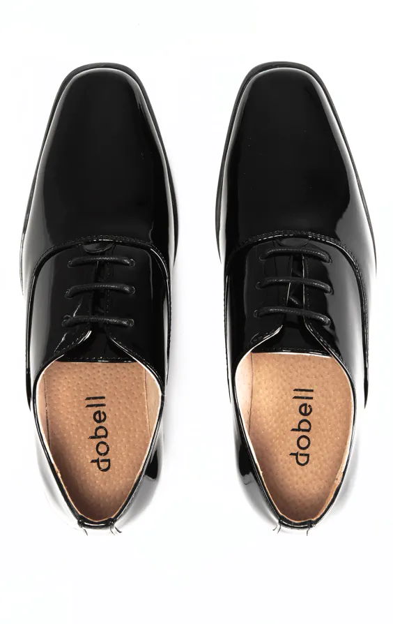 Boys Black Patent Classic Dress Shoes - photo 2