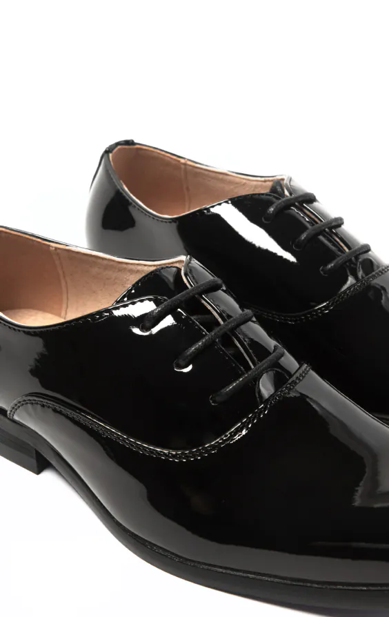 boy dress shoes black Hank's Dressy Boys Shoes