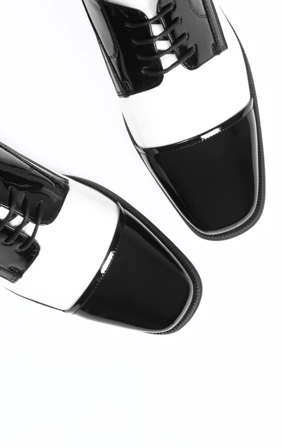 Vegas Black & White Patent Shoes - photo 1 Vegas Black & White Patent Shoes - photo 1