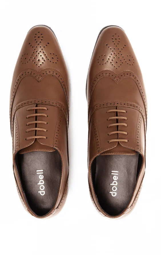 Dobell Tan Oxford Brogue Shoes - photo 2 Dobell Tan Oxford Brogue Shoes - photo 2