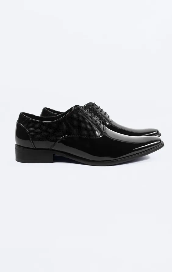 Dobell Black Contemporary Oxford Dress Shoes Dobell Black Contemporary Oxford Dress Shoes