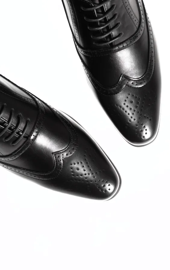 Dobell Black Oxford Brogue Shoes - photo 1 Dobell Black Oxford Brogue Shoes - photo 1