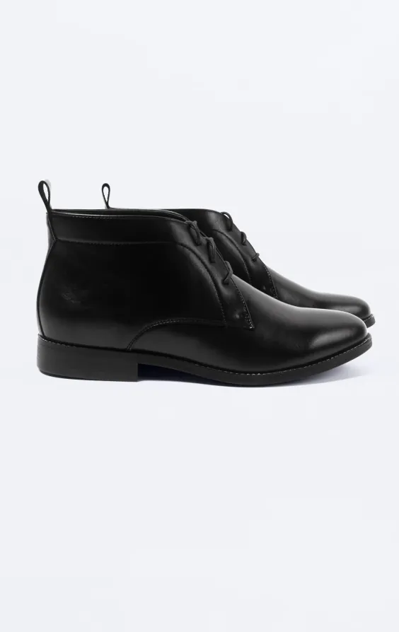 Dobell Black Lace Chukka Boots Dobell Black Lace Chukka Boots