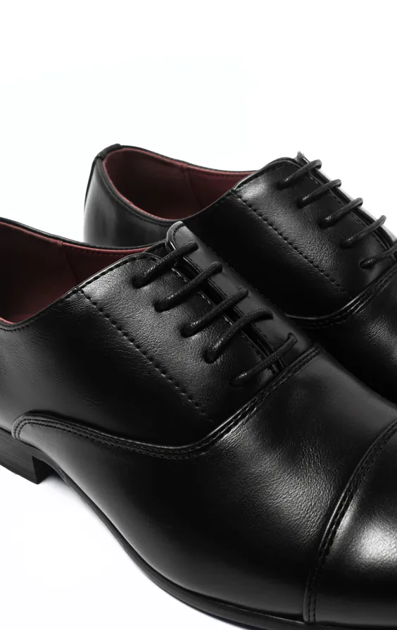 Dobell Black Plain Oxford Toecap Shoes - photo 3 Dobell Black Plain Oxford Toecap Shoes - photo 3