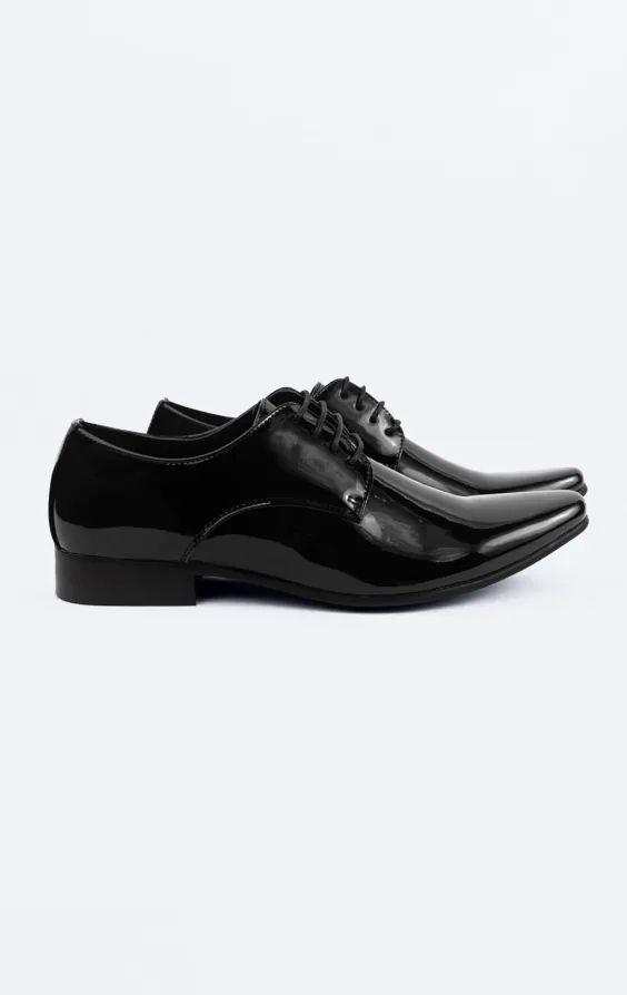 Black Patent Contemporary Dress Shoes Black Patent Contemporary Dress Shoes