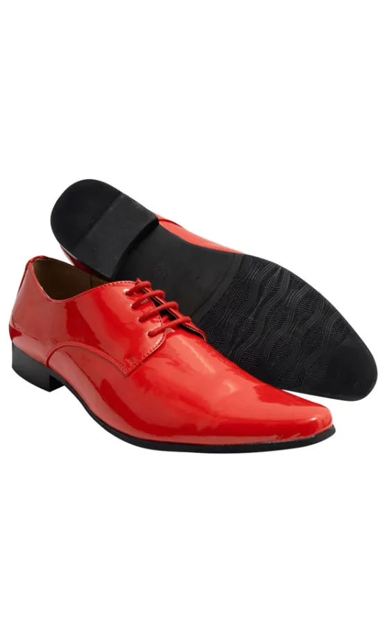 Red formal shoes for men online