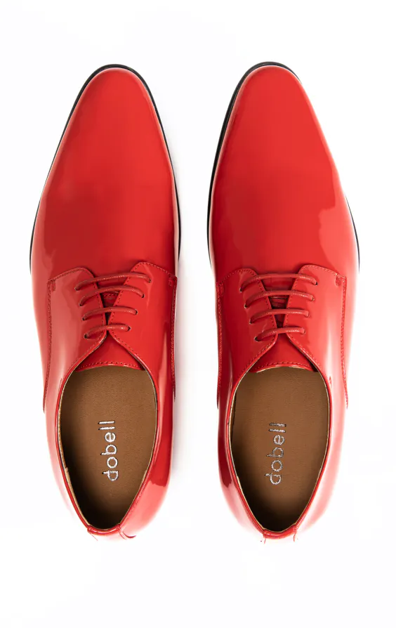 Red Patent Contemporary Dress Shoes - photo 2