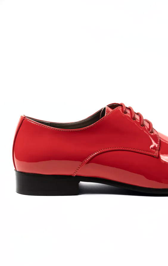 Red Patent Contemporary Dress Shoes | Dobell