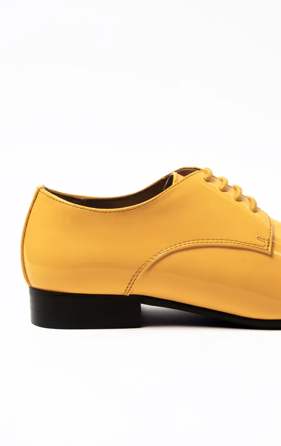 Yellow Patent Contemporary Dress Shoes - photo 4