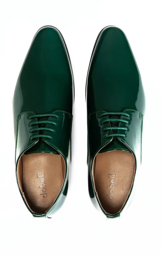 Racing Green Patent Contemporary Dress Shoes - photo 2