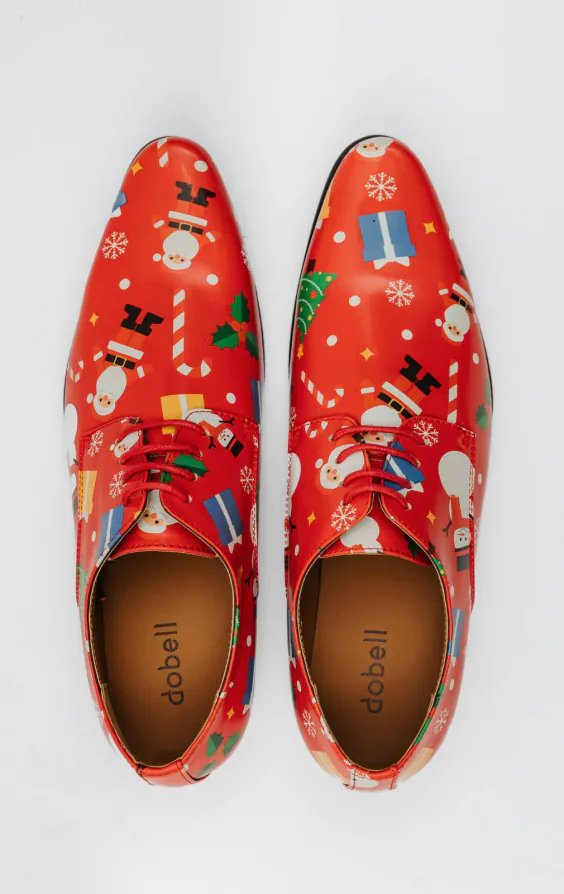 Dobell Red Christmas Festive Fun Christmas Novelty Shoes - photo 2 Dobell Red Christmas Festive Fun Christmas Novelty Shoes - photo 2